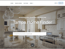 Tablet Screenshot of mytampahomefinder.com